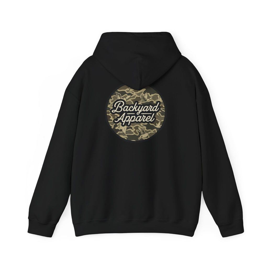 Backyard Apparel “Camo Flock” Birds Circle Hoodie