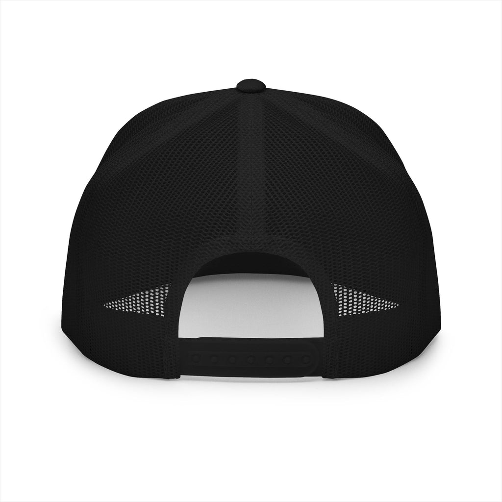 Camo Feather Embroidered Trucker Cap