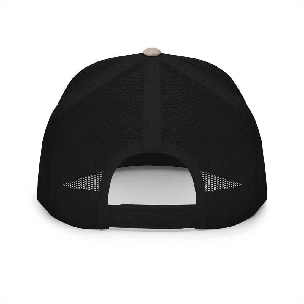 Camo Feather Embroidered Trucker Cap