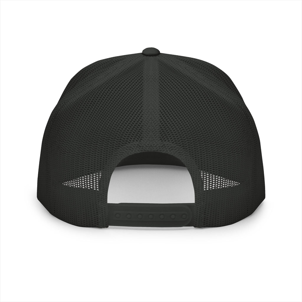 Camo Feather Embroidered Trucker Cap