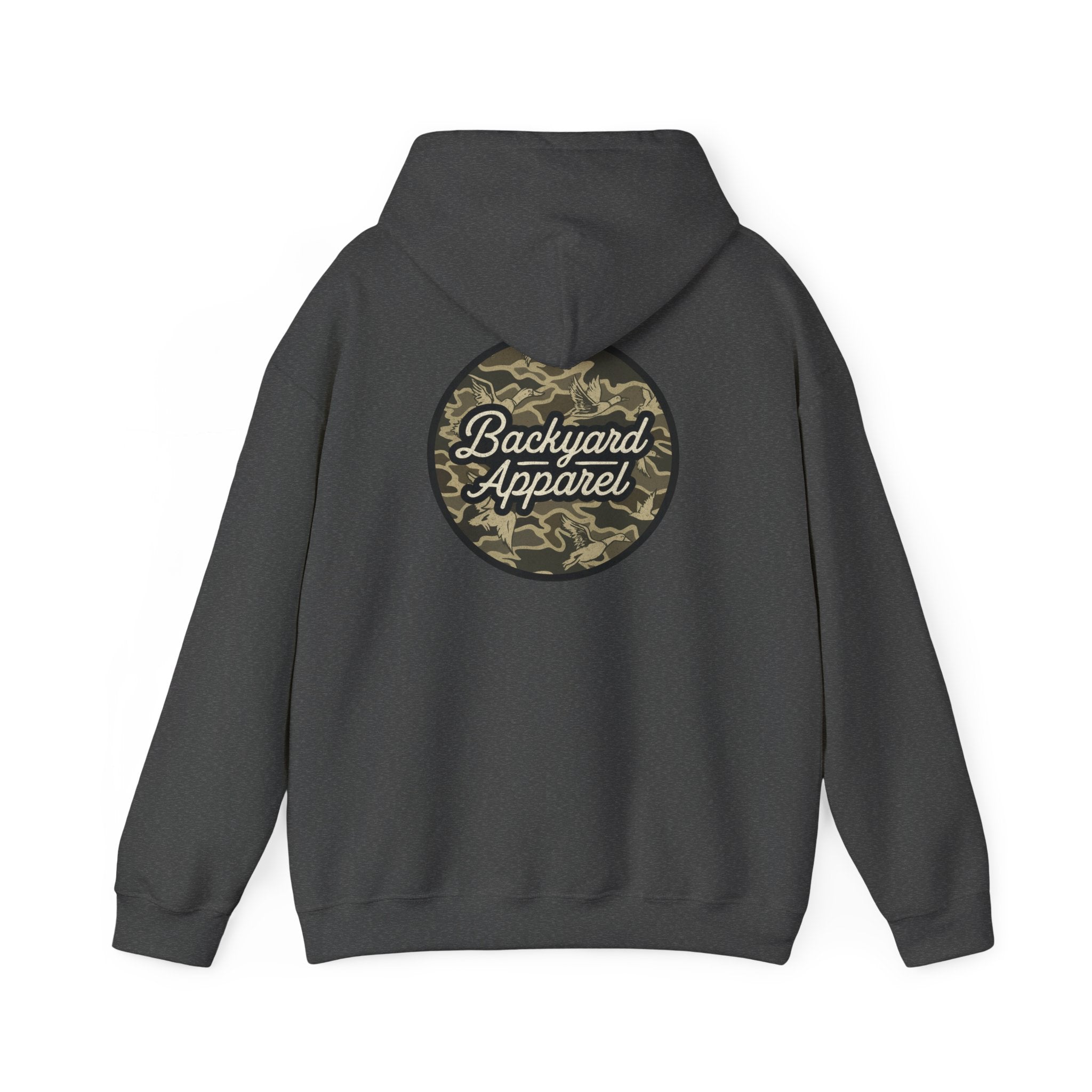 Backyard Apparel “Camo Flock” Birds Circle Hoodie