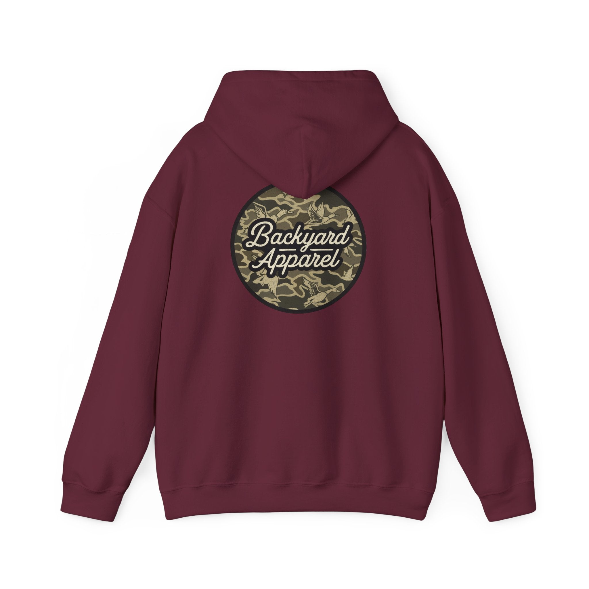 Backyard Apparel “Camo Flock” Birds Circle Hoodie