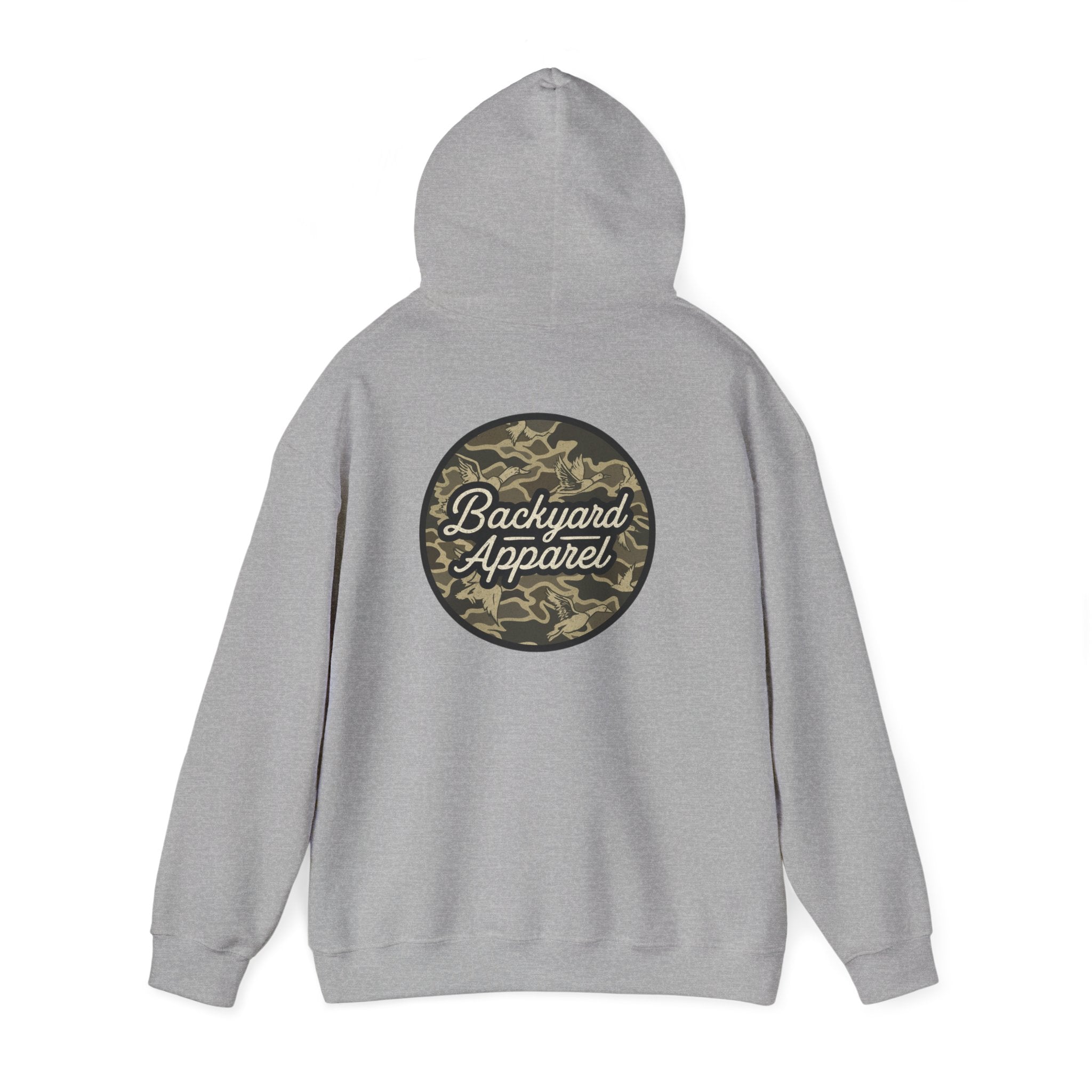 Backyard Apparel “Camo Flock” Birds Circle Hoodie
