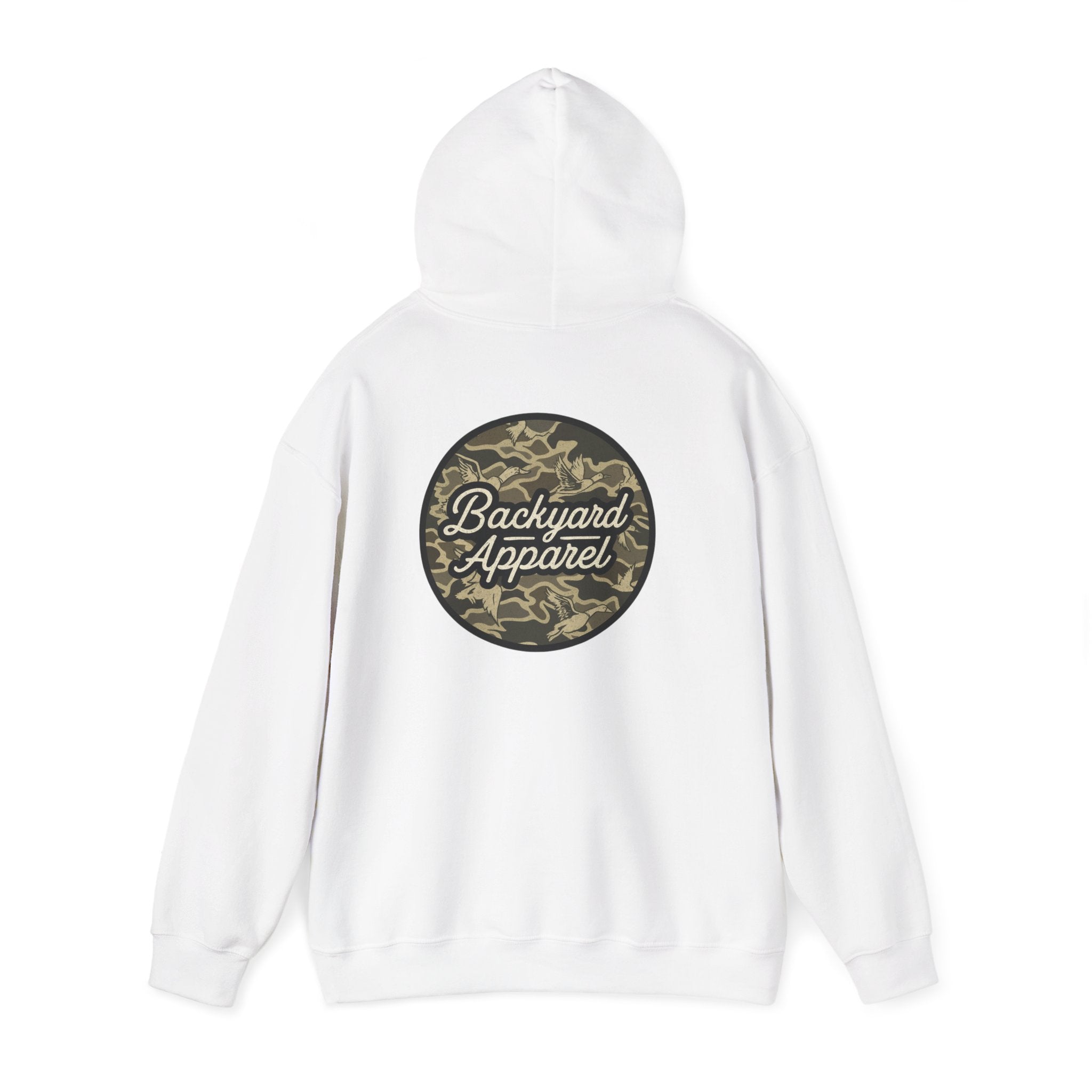 Backyard Apparel “Camo Flock” Birds Circle Hoodie