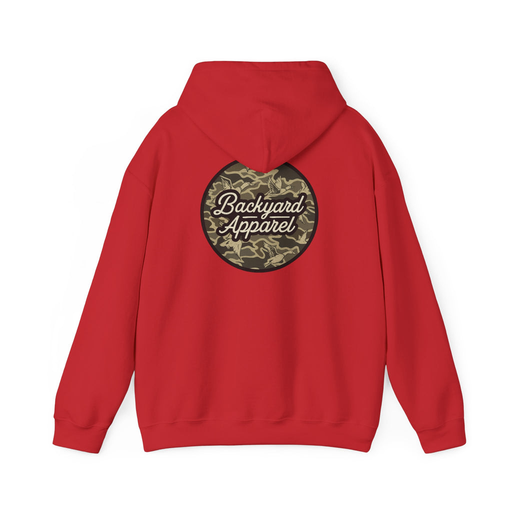 Backyard Apparel “Camo Flock” Birds Circle Hoodie