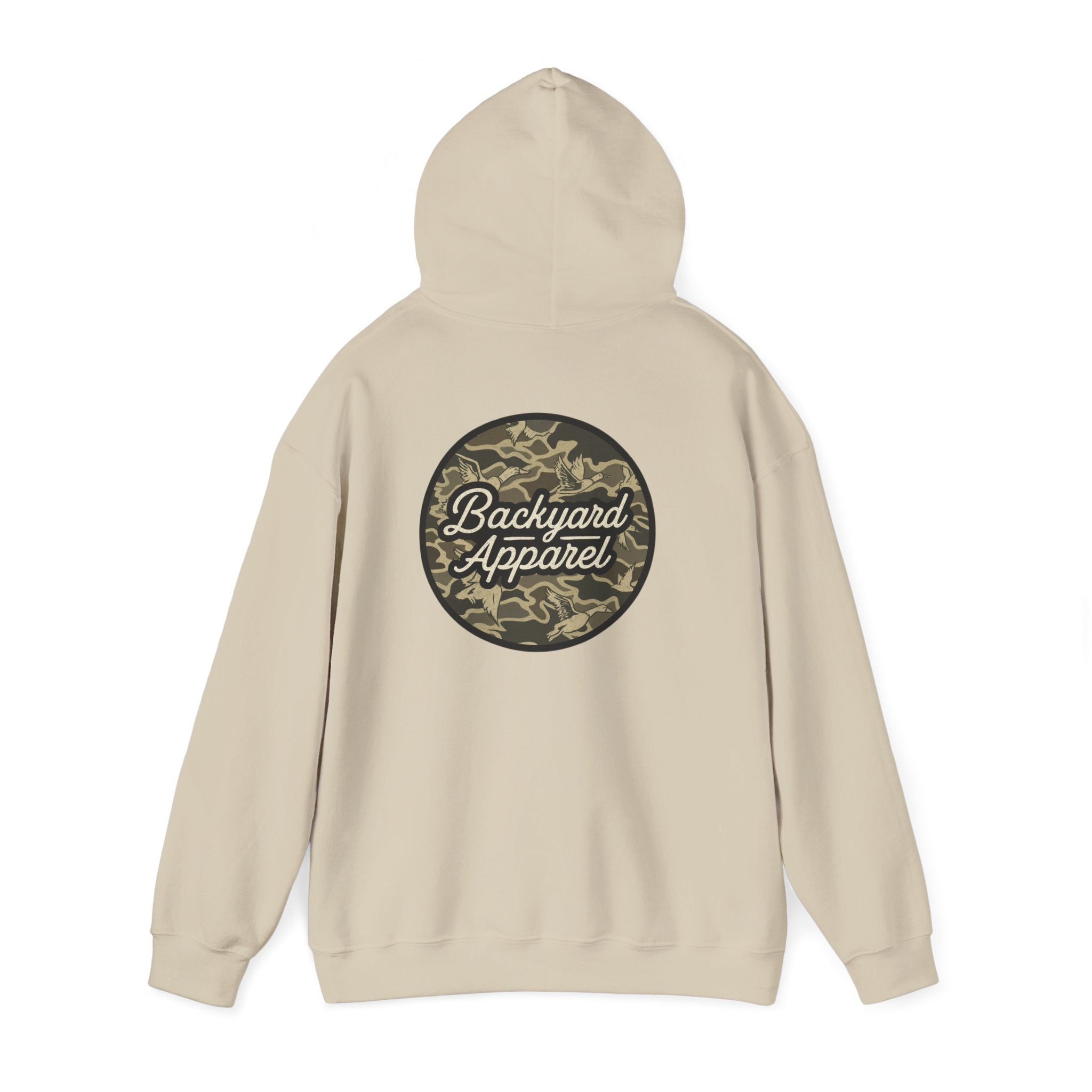 Backyard Apparel “Camo Flock” Birds Circle Hoodie