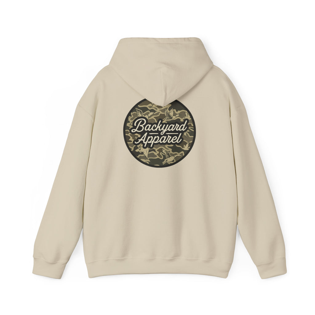 Backyard Apparel “Camo Flock” Birds Circle Hoodie