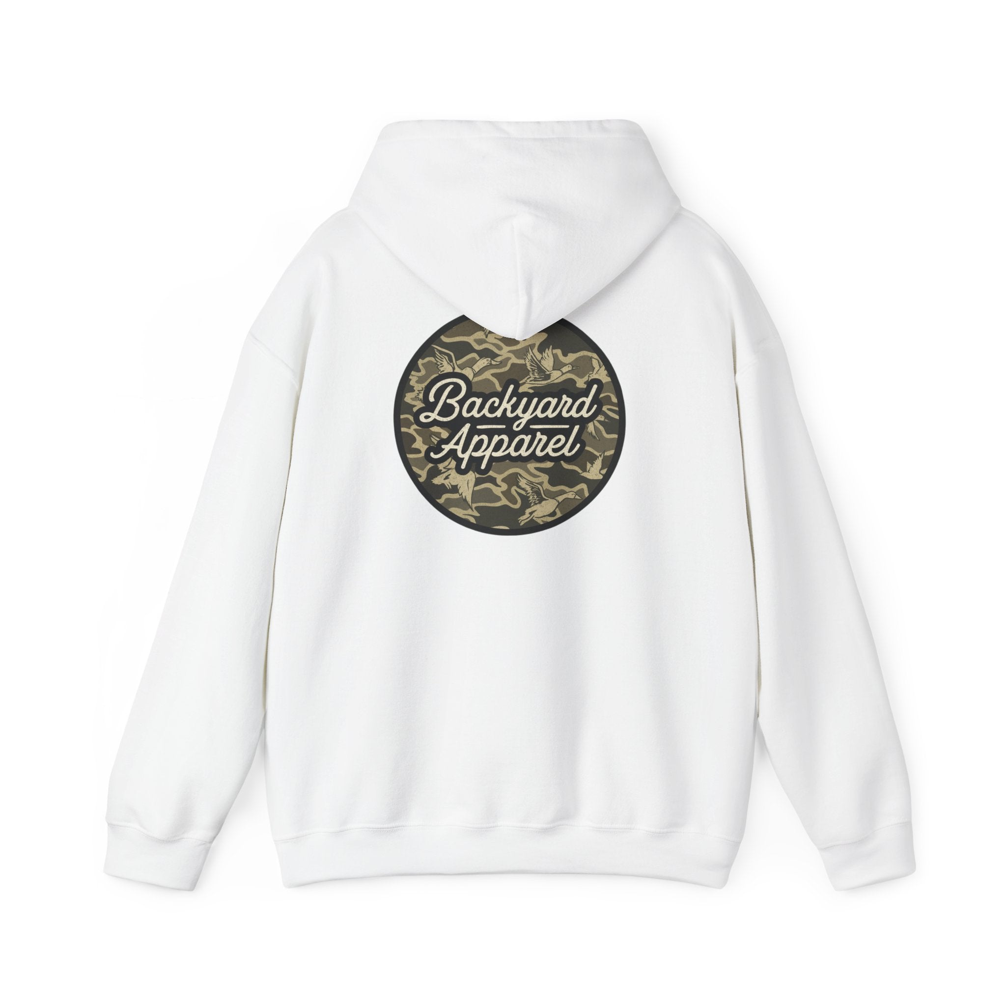Backyard Apparel “Camo Flock” Birds Circle Hoodie