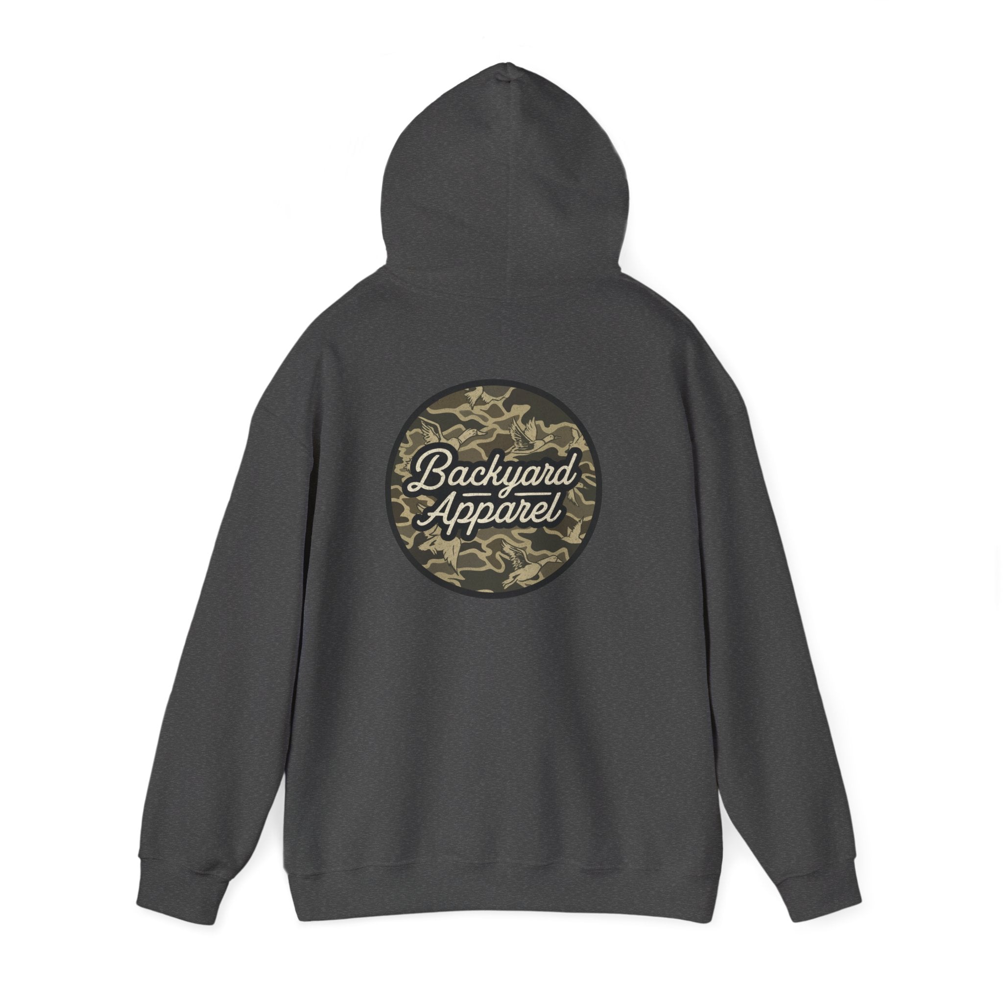 Backyard Apparel “Camo Flock” Birds Circle Hoodie