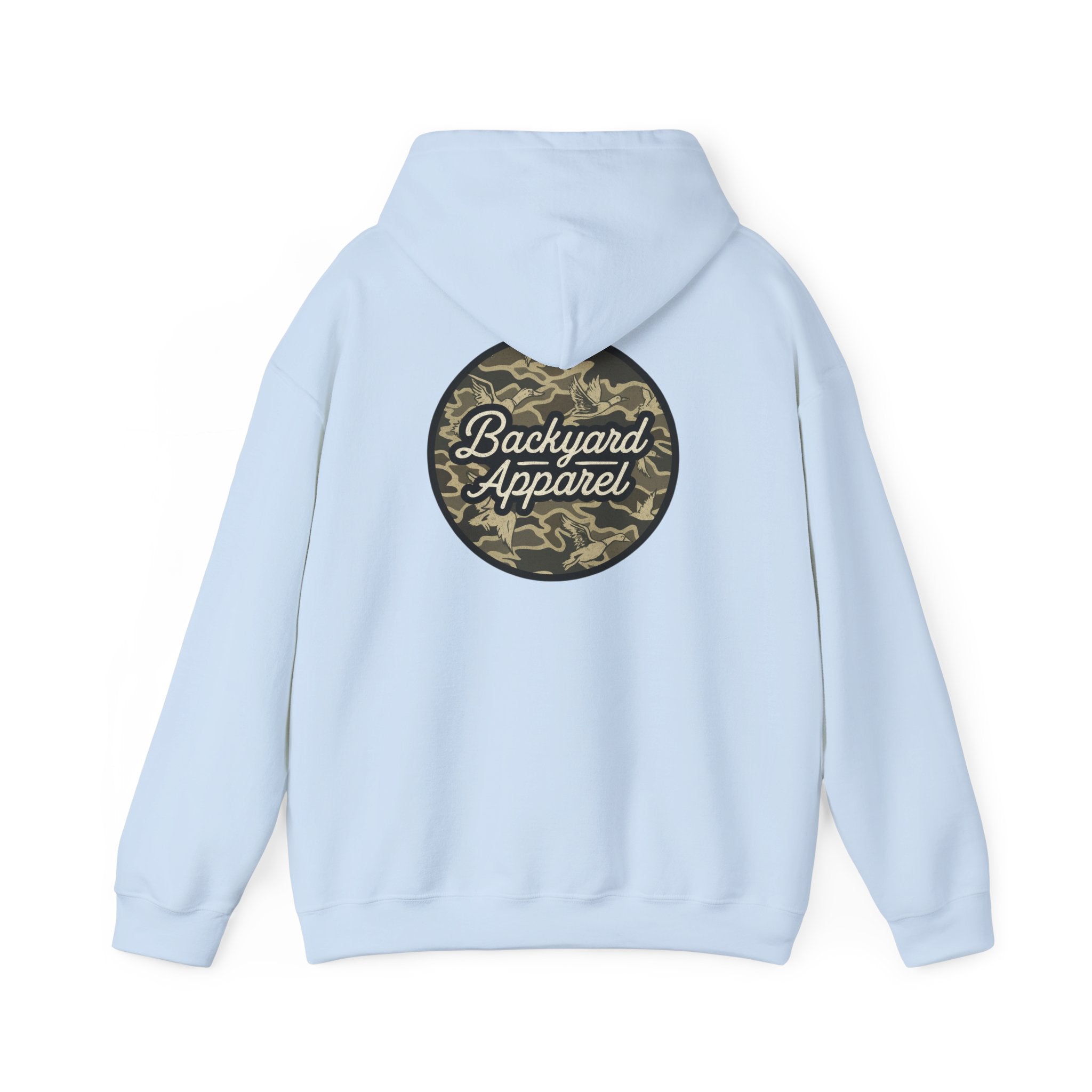 Backyard Apparel “Camo Flock” Birds Circle Hoodie