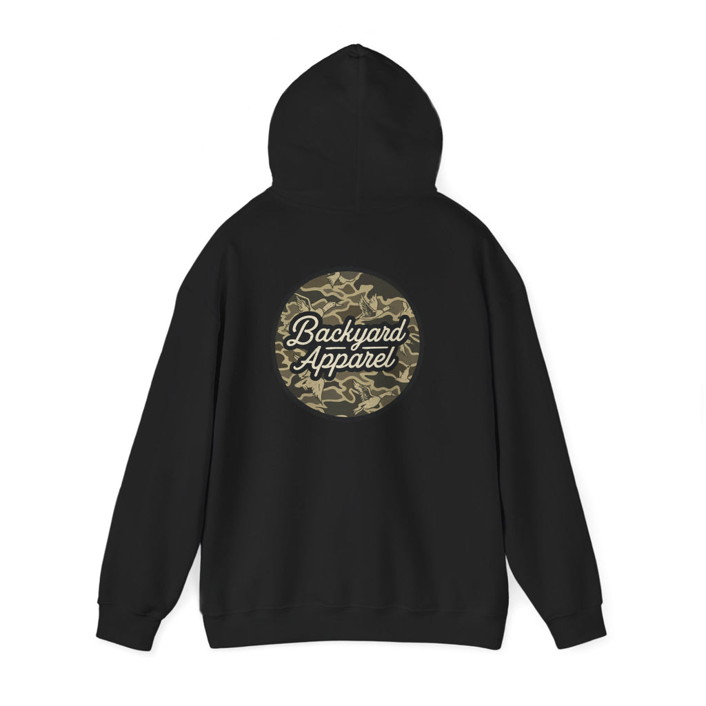 Backyard Apparel “Camo Flock” Birds Circle Hoodie