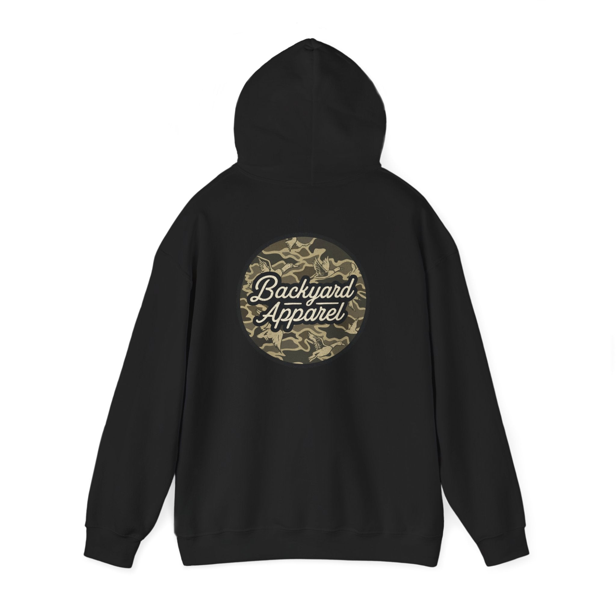 Backyard Apparel “Camo Flock” Birds Circle Hoodie